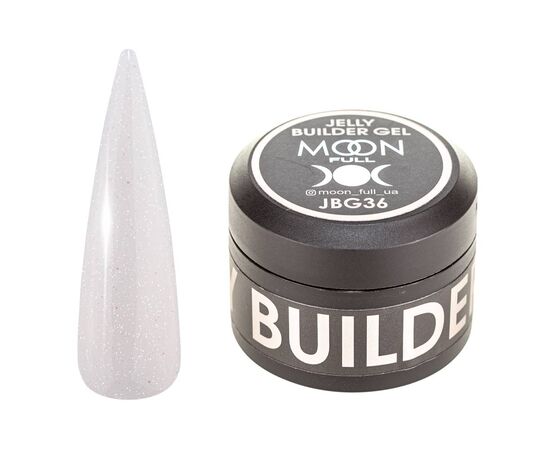 MOON FULL. Jelly builder gel, #36, 30 ml. Гель-желе для нарощування #1
