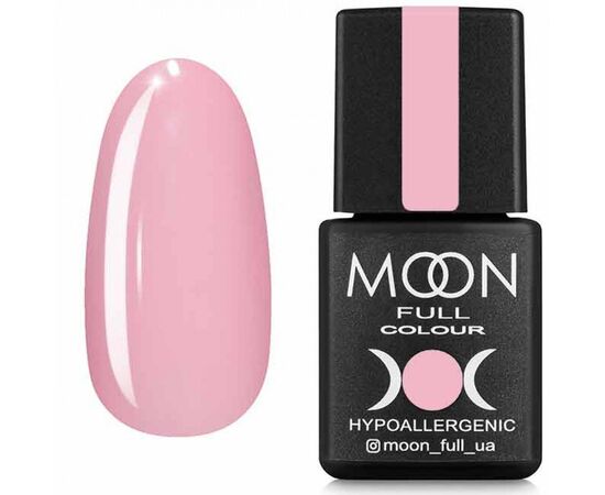 MOON FULL. Gel Polish,  Spring-Summer #605, 8 ml. Гель-лак, світло-рожевий #1