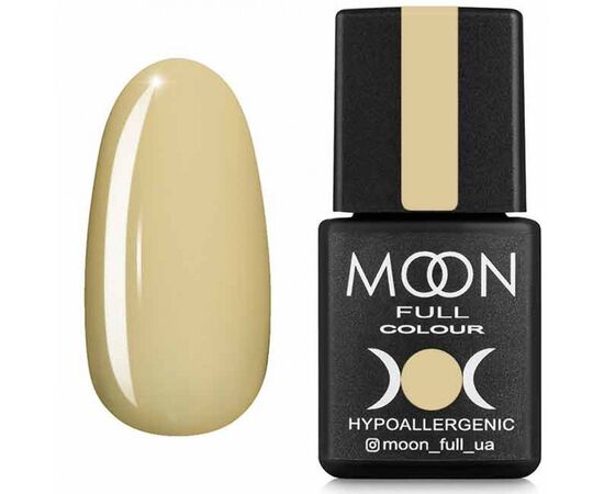 MOON FULL. Gel Polish,  Spring-Summer #608, 8 ml. Гель-лак, молочно-гірчичний #1
