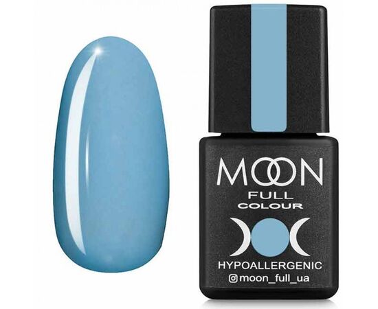 MOON FULL. Gel Polish, Spring-Summer #630, 8 ml. Гель-лак, світло-блакитний #1