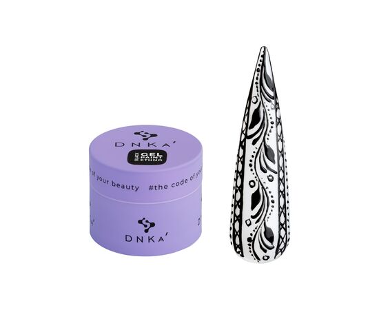 DNKa’. Paint Gel "Ethno", Black, 5 ml. Гель-фарба, чорна #1