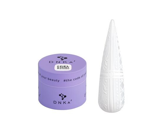 DNKa’. Paint Gel "Ethno", White, 5 ml. Гель-фарба, біла #1
