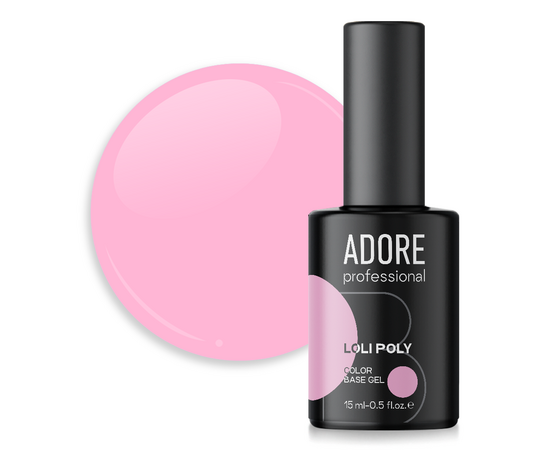 ADORE. Loli Poly Base, №05, Doll, 15 ml. Кольорова полібаза #1