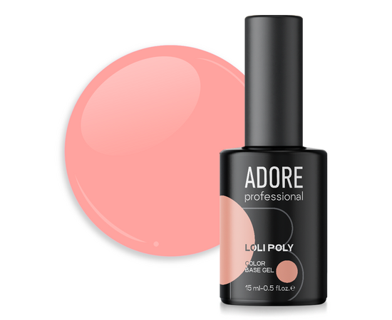 ADORE. Loli Poly Base, №06, Pie, 15 ml. Кольорова полібаза #1