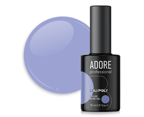 ADORE. Loli Poly Base, №14, Jelly, 15 ml. Кольорова полібаза #1