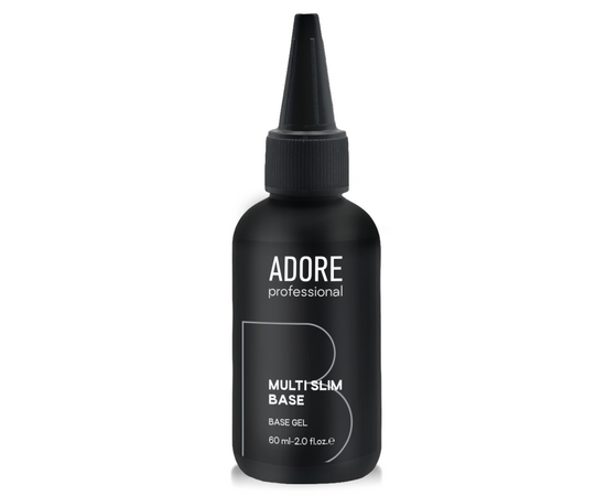 ADORE. Multi slim base, clear, 60 ml. Прозора тонка база-підложка #1