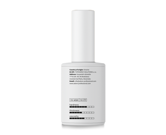 ADORE. PRO Classic Top coat, no UV-filters, 15 ml. Класичний топ без липкого шару, без УФ-фільтрів #2