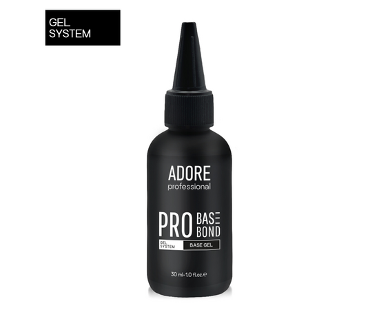 ADORE. PRO Base-Bond, clear, 30 ml. Прозора тонка база для гелевої системи #1