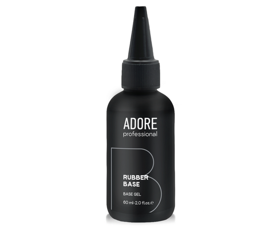 ADORE. Rubber base, clear, 60 ml. Прозора каучукова база #1