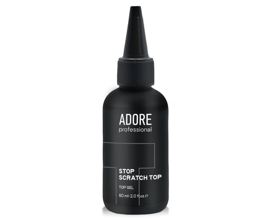 ADORE. Stop Scratch Top coat, with UV-filters, 60 ml. Надміцний топ без липкого шару, з УФ-фільтрами #1
