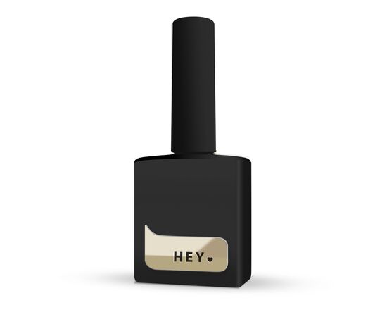 УЦІНКА /HELLO. Gel Polish, OFF, 15 ml, гель-лак, насичений чорний #1