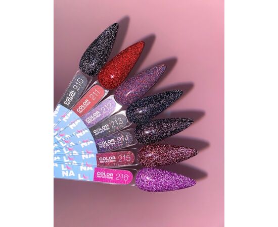 LUNAmoon. Reflection Gel Polish #214, 8 ml, світловідбиваючий гель-лак #5