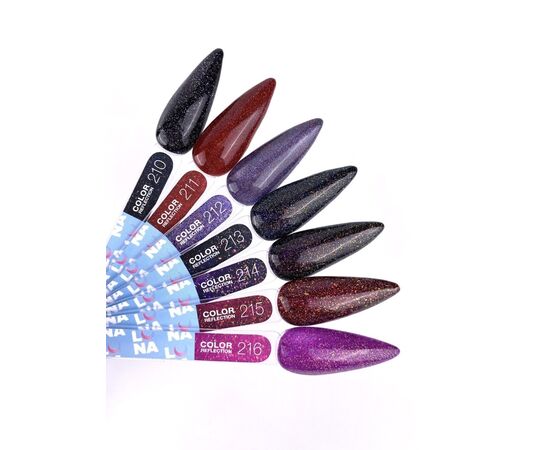 LUNAmoon. Reflection Gel Polish #214, 8 ml, світловідбиваючий гель-лак #6