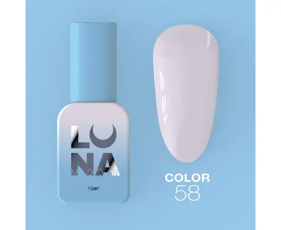 LUNAmoon. Gel Polish #58, 8 ml, гель-лак #1