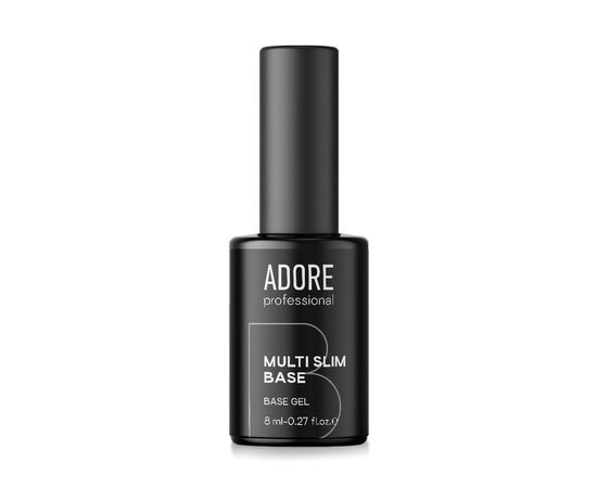 ADORE. Multi slim base, clear, 8 ml. Прозора тонка база-підложка #1