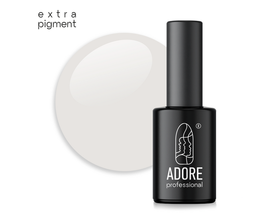 ADORE. Gel Polish, #100, Sugar, 8 ml. Гель-лак, білий #1