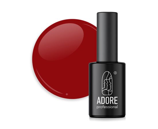 ADORE. Gel Polish, #102, Redleaf, 8 ml. Гель-лак, рубіновий #1