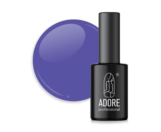 ADORE. Gel Polish, #176, Viola, 8 ml. Гель-лак, димчасто-лавандовий #1