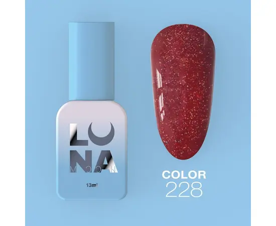 LUNAmoon. Reflection Gel Polish #228, 8 ml, світловідбиваючий гель-лак #1
