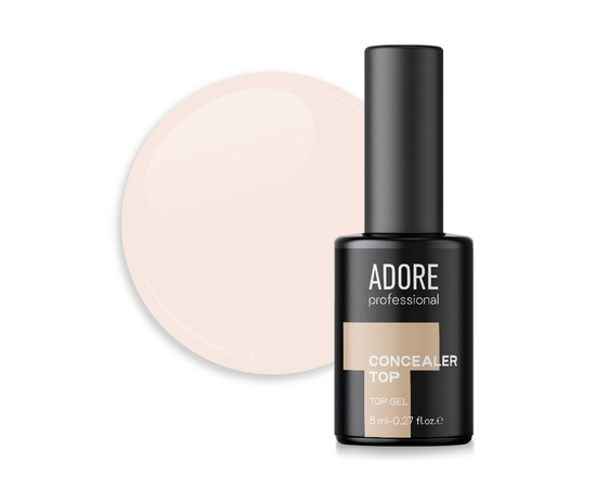ADORE. Concealer Top coat, №04, Ombre, 8 ml. Камуфлюючий топ, бежевий #1