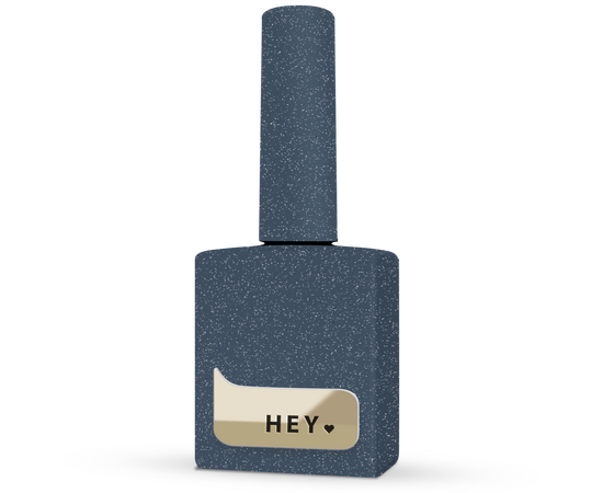 HEYLOVE. Reflective Gel Polish, DARING, 15 ml, гель-лак, темно-синій зі срібними світловідбиваючими частинками #1