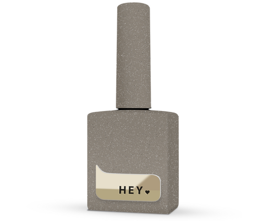 HEYLOVE. Reflective Gel Polish, DEMURE, 15 ml, гель-лак, сіро-бежевий зі срібними світловідбиваючими частинками #1