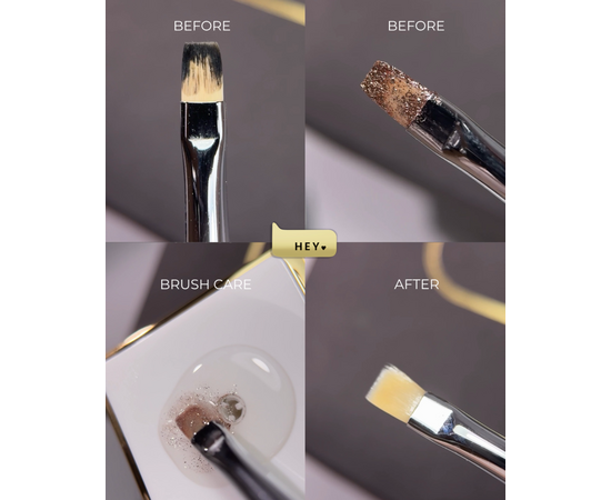 HEYLOVE. Brush Care Solution, 30 ml, Засіб для очищення та догляду за пензликами #2