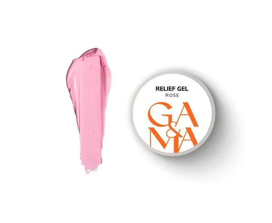 GA&MA. Relief gel, rose, 5 g, рельєф гель, трояндовий #1