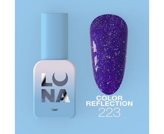 LUNAmoon. Reflection Gel Polish #223, 8 ml, світловідбиваючий гель-лак #1