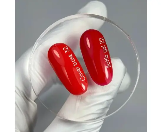 NOTD. Cover Base, NEW Formula #32, 10 ml, червона камуфлююча база #3