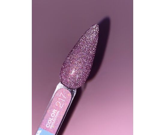 LUNAmoon. Reflection Gel Polish #217, 8 ml, світловідбиваючий гель-лак #3