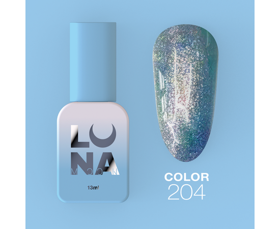 LUNAmoon. Gel Polish #204, 8 ml, гель-лак #1