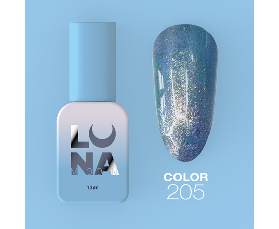 LUNAmoon. Gel Polish #205, 8 ml, гель-лак #1