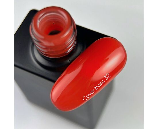 NOTD. Cover Base, NEW Formula #32, 10 ml, червона камуфлююча база #2