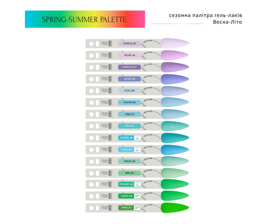 ADORE. Gel Polish, #113, Aqua, 8 ml. Гель-лак, світло-блакитний #3
