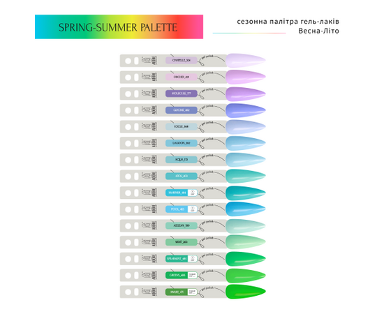 ADORE. Gel Polish, #113, Aqua, 8 ml. Гель-лак, світло-блакитний #2