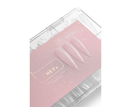 HEYLOVE. Gel Tips, Stiletto XL, 500 pcs, стилет XL, Гелеві Тіпси, 500 шт #2