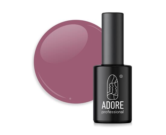 ADORE. Gel Polish, #241, Foxy, 8 ml. Гель-лак, димний бузковий #1