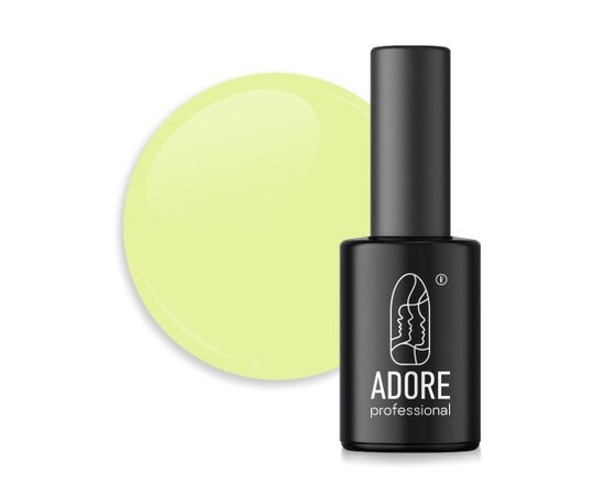 ADORE. Gel Polish, #251, Guava, 8 ml. Гель-лак, лимонно-жовтий пастельний #1