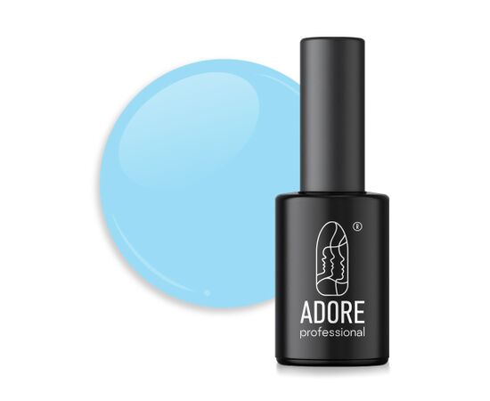 ADORE. Gel Polish, #262, Lagoon, 8 ml. Гель-лак, блакитний #1
