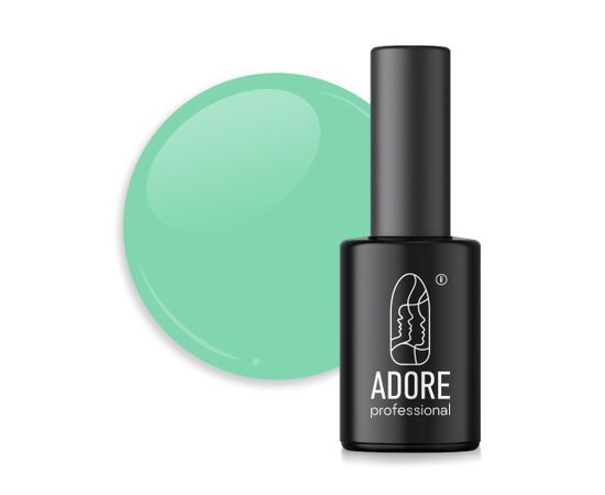 ADORE. Gel Polish, #263, Mint, 8 ml. Гель-лак, ідеальний м'ятний #1