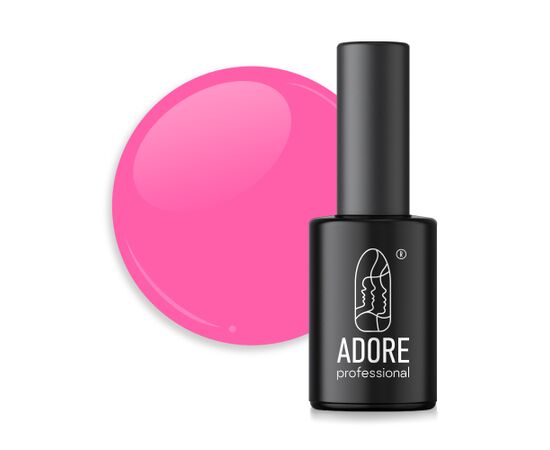 ADORE. Gel Polish, #309, Jellyfish, 8 ml. Гель-лак, кислотний рожевий #1