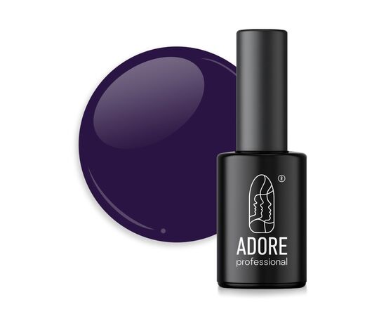 ADORE. Gel Polish, #330, Plummy, 8 ml. Гель-лак, сливово-синій #1