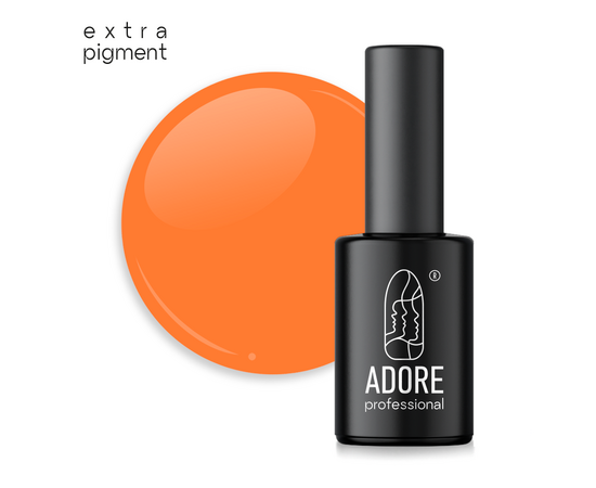 ADORE. Gel Polish, #347, Citrus, 8 ml. Гель-лак, стриманий цитрусовий #1
