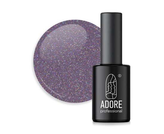 ADORE. Gel Polish, #357, Nixie, 8 ml. Гель-лак, бузкова голограма #1