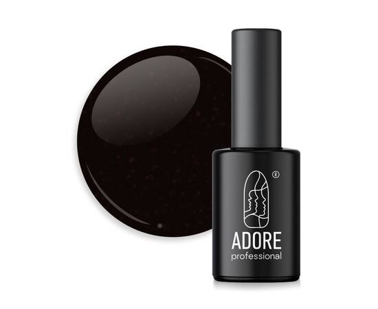 ADORE. Gel Polish, #429, Chocolate, 8 ml. Гель-лак, темно-шоколадний з мікроблиском #1