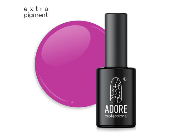 ADORE. Gel Polish, #475, Bloom, 8 ml. Гель-лак, яскрава фуксія #1
