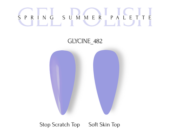 ADORE. Gel Polish, #482, Glycine, 8 ml. Гель-лак, розбілений фіолетовий #2