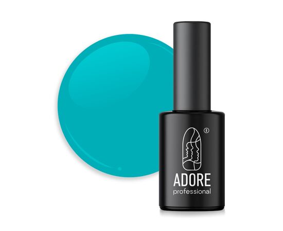 ADORE. Gel Polish, #484, Mariner, 8 ml. Гель-лак, бірюзово-блакитний #1