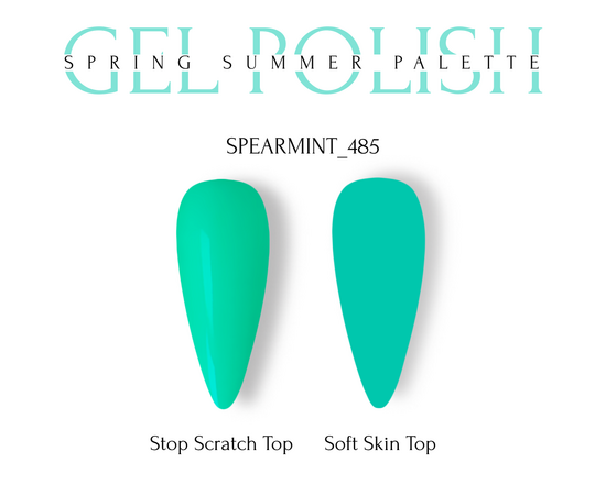 ADORE. Gel Polish, #485, Spearmint, 8 ml. Гель-лак, насичений ментоловий #2